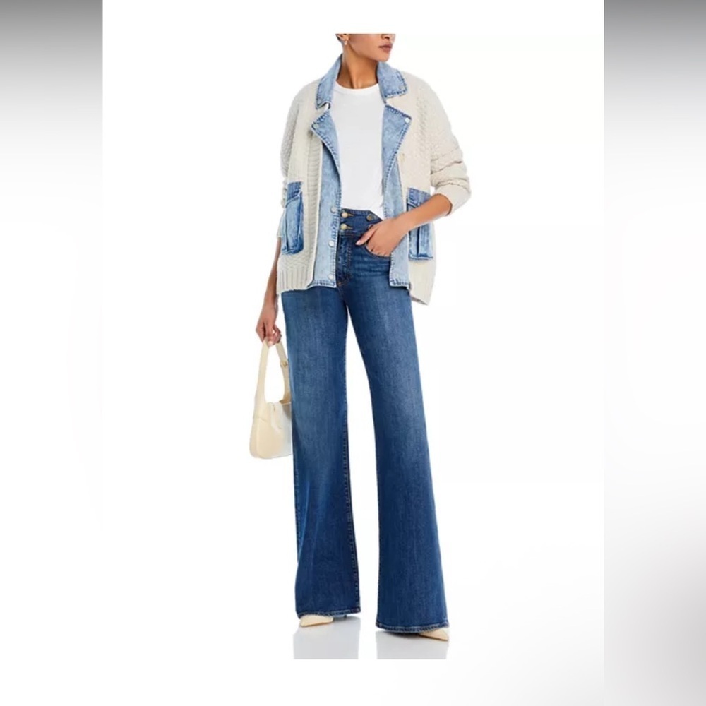 BLANKNYC Last Call Mixed Media Cardigan - Picture 2 of 16